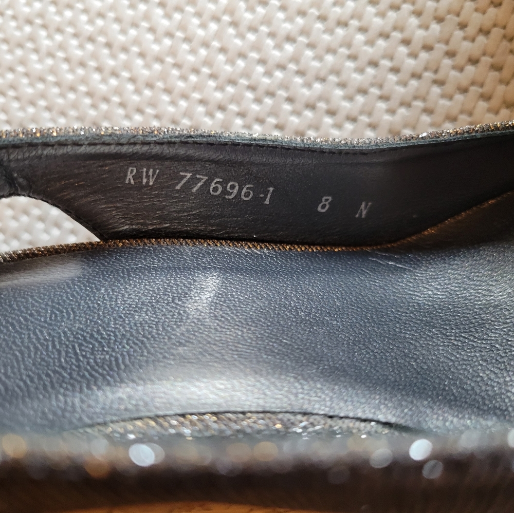 Stuart Weitzman Women's Riveria Wedge Sandals platform - Gold 8N - Picture 8 of 15